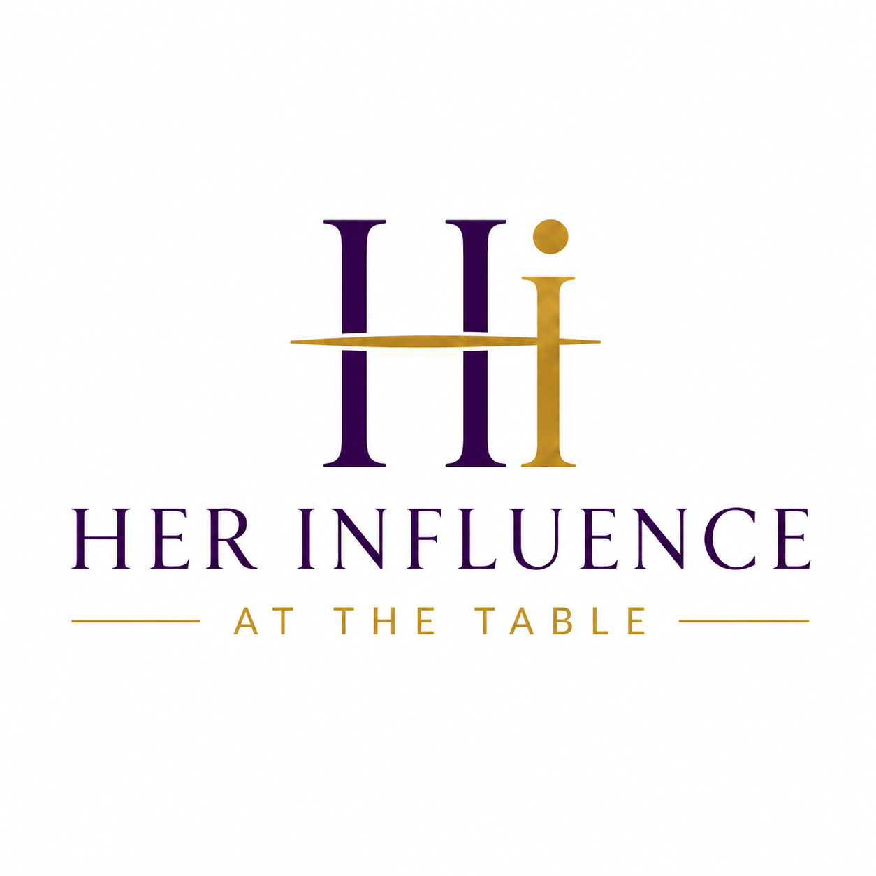 HER Influence at the Table stacked logo